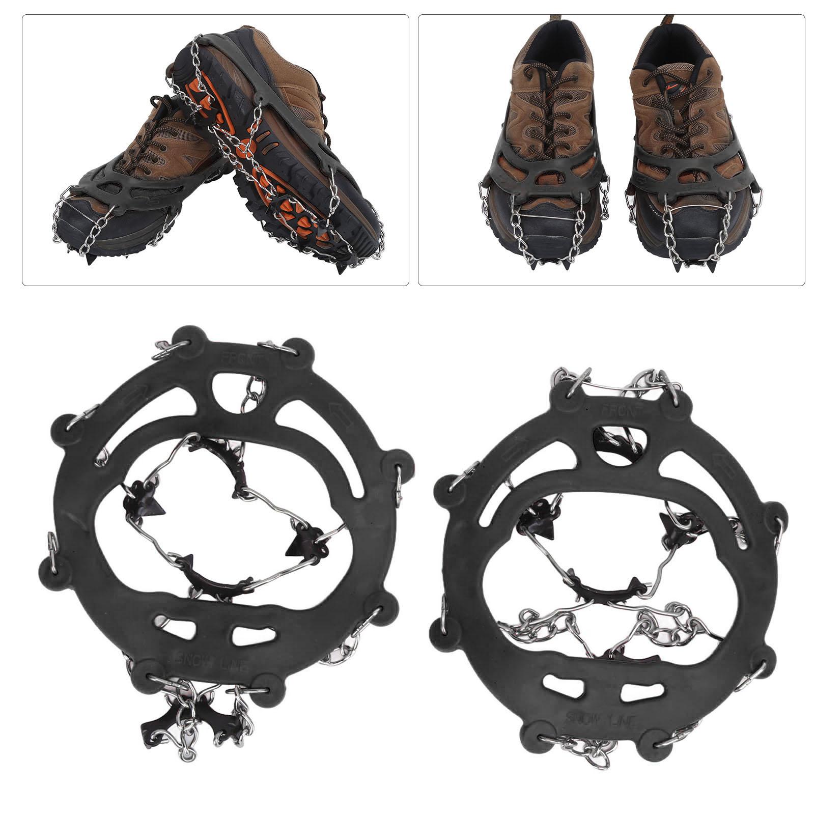 

8Tooth Crampons Foot Cover Ice and Snow Outdoor Walking Wpon Mountaineering Skiing Crampons