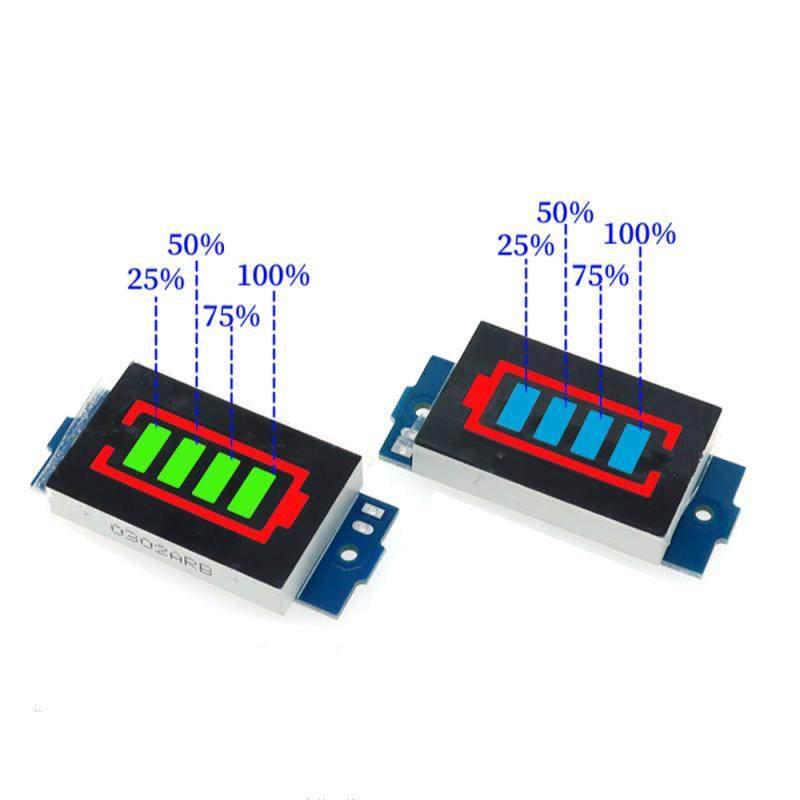 Lithium Battery Indicator Board for Electric Scooters (3.7V/12V/36V/48V/60V)
