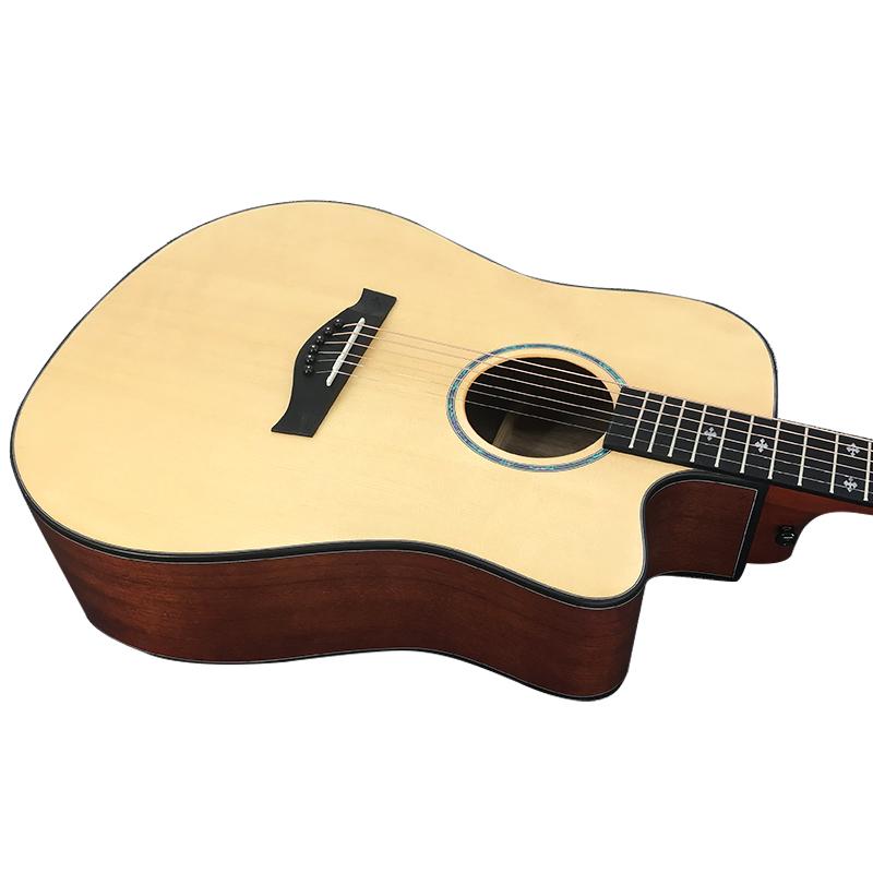 41 Inch Dreadnaught Acoustic Guitar Musical Instrument With Padding Bag
