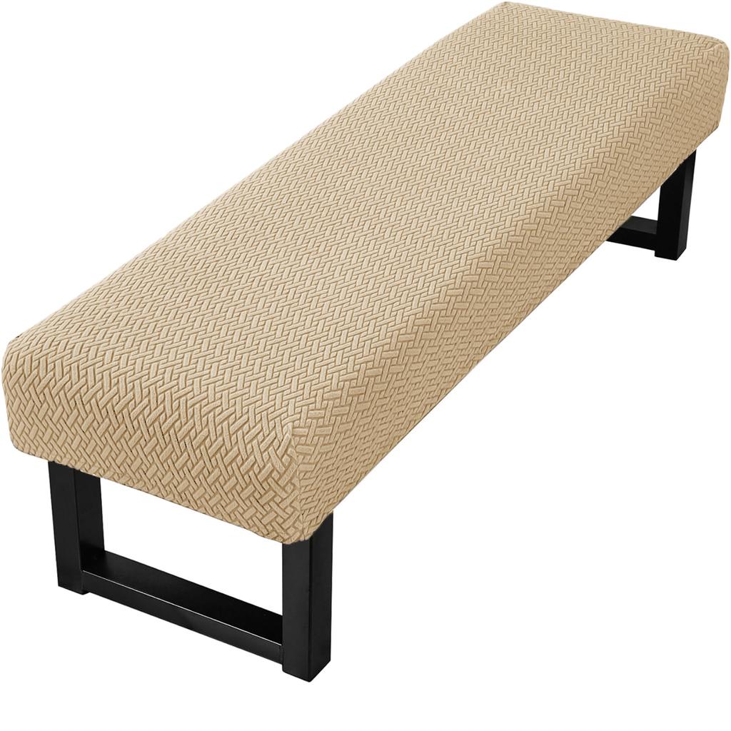 Husă elastică jacquard pentru băncuță de sufragerie pentru sufragerie, anti-praf, detașabilă, husă pentru bancă, lavabilă, protecție pentru scaun