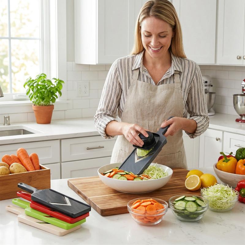 New 1 Set Manual Food Vegetable Slicer Grater Multi-Functional Cabbage Shredder For Salads Potato Purple Cabbage Kitchen Gadget