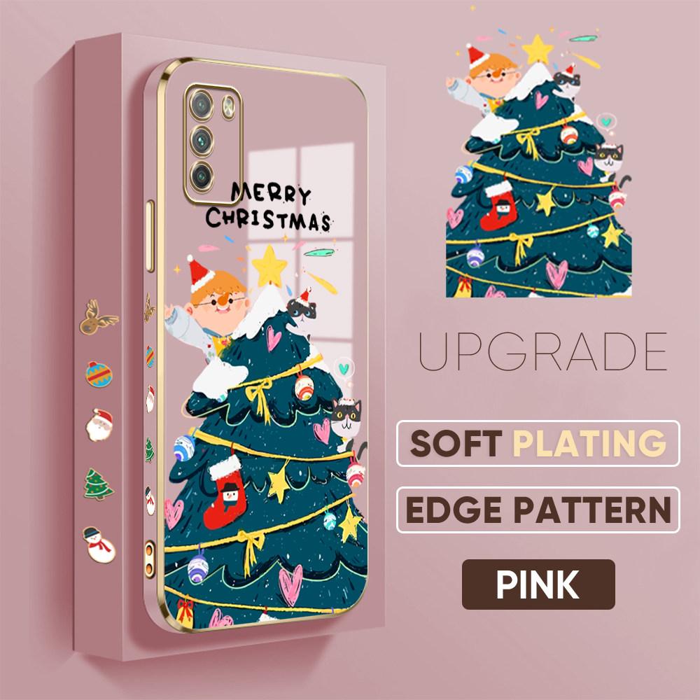 Bunte Druckmuster Quadratisches Randmuster Gehäuse Überzogene Telefonschale Luxus Überzogene Weiche Telefonhülle für Huawei Honor Xiaomi Redmi