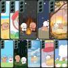 Cute BuBu DuDu Phone Case For Samsung Galaxy S22 S25 Ultra S21 S10 Plus S26 Edge S20 S23 S24 FE Cover Silicone Soft TPU Clea
