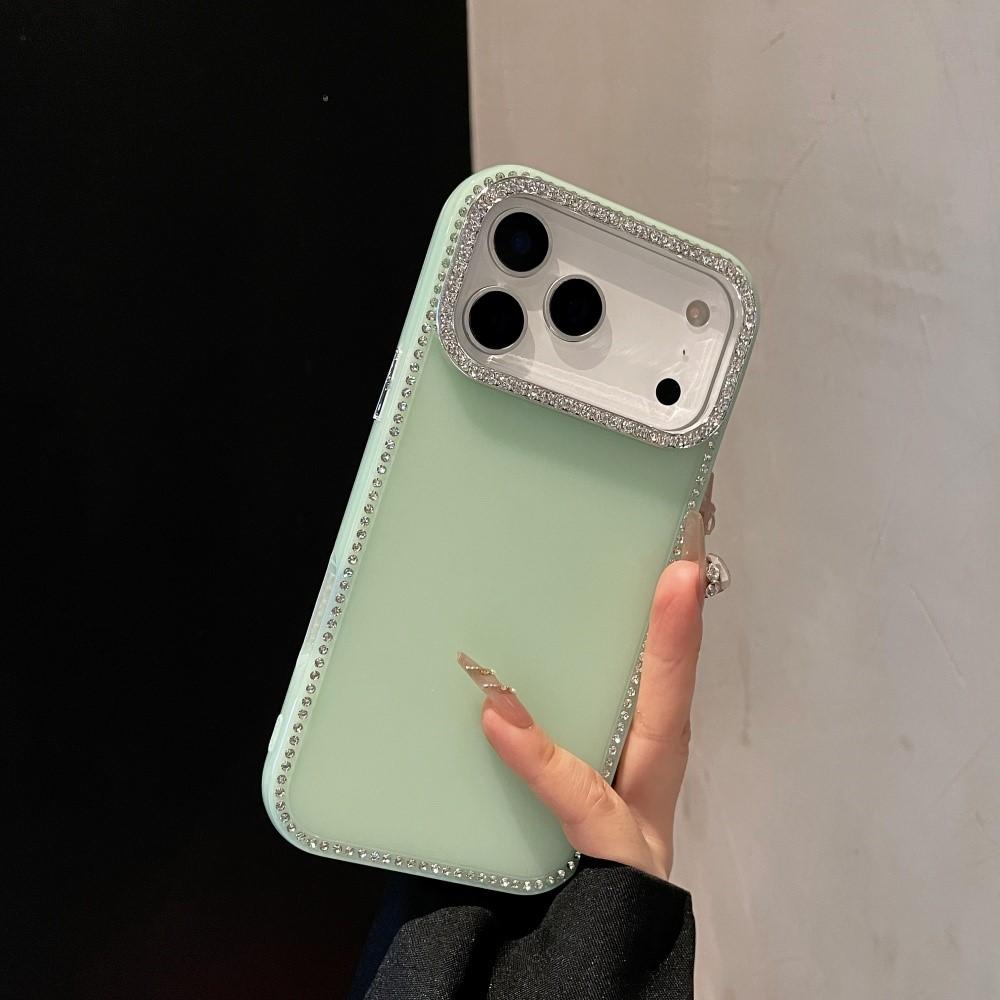 IMD Diamonds Glitter Phone Case For iPhone 17 16 15 14 Plus 13 12 11 Pro Max 16Pro Shockproof Candy Bumper Soft TPU Cover