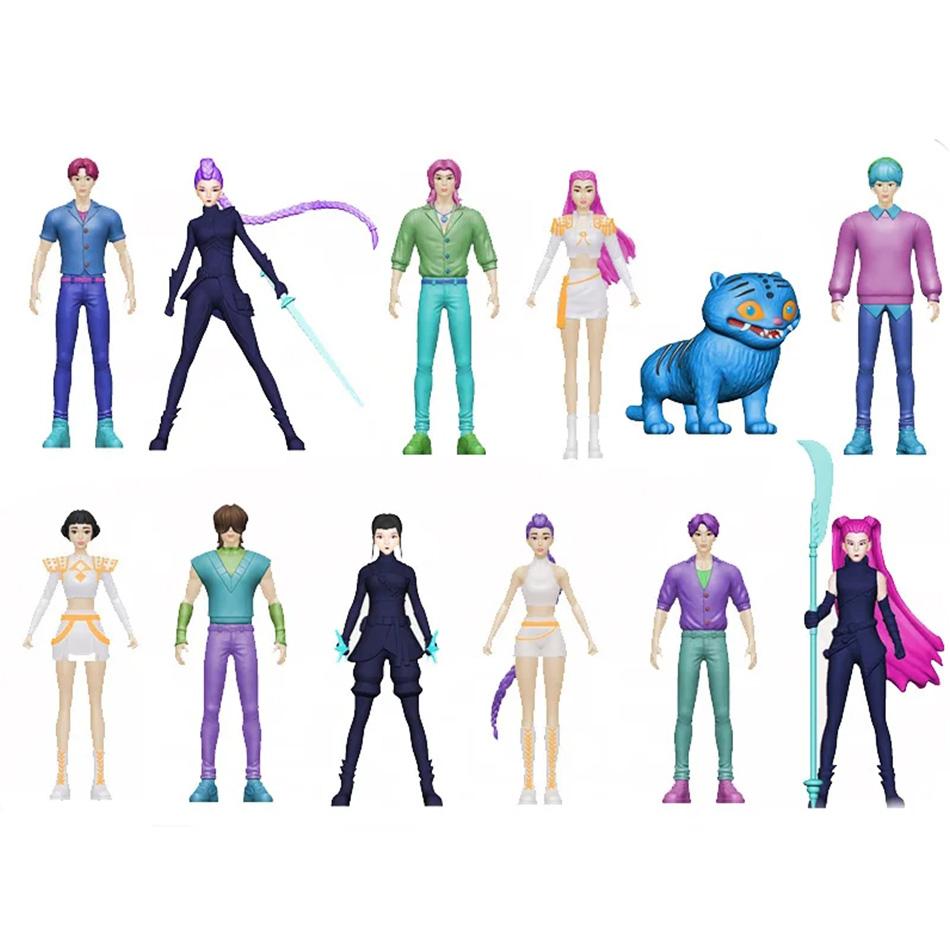 1-24 Stück Kpop Dämonenjäger Blind Box Figur Spielzeug Derpys Tiger Rumi Mira Zoey Sussy Figur Puppe Für Fans Weihnachten Geburtstag Geschenk