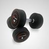 JUNXIA JX-526 Stainless Steel Handle Rubber Coated Dumbbell