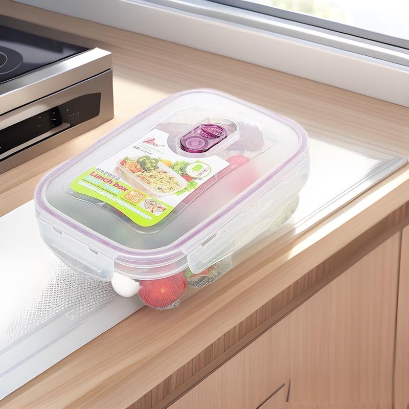 Pin Tian 2-Compartment Plastic Food Container