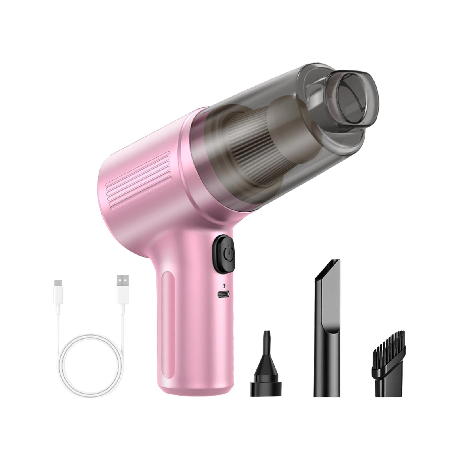 

Car Vacuum Cleaner Wireless Multi-functional Handheld Portable Suction And Blowing Integrated High-power Car Vacuum Cleaner One Size рожевий