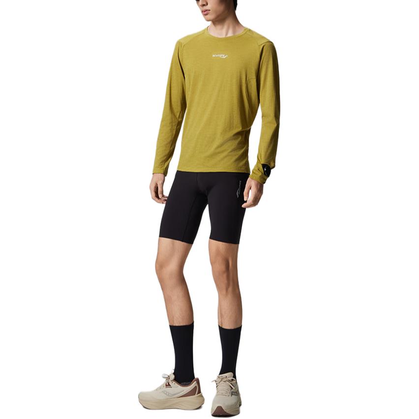 SAUCONY Versatile Soft Crew Neck Pullover Long Sleeve T-Shirt Unisex Tops SA2250LT94T-OR004