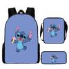 Lilo Unisex Kids Backpack Set Waterproof Oxford School Activities Outdoor