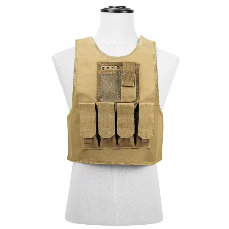 Kids  Military Style Canvas Vest Costume