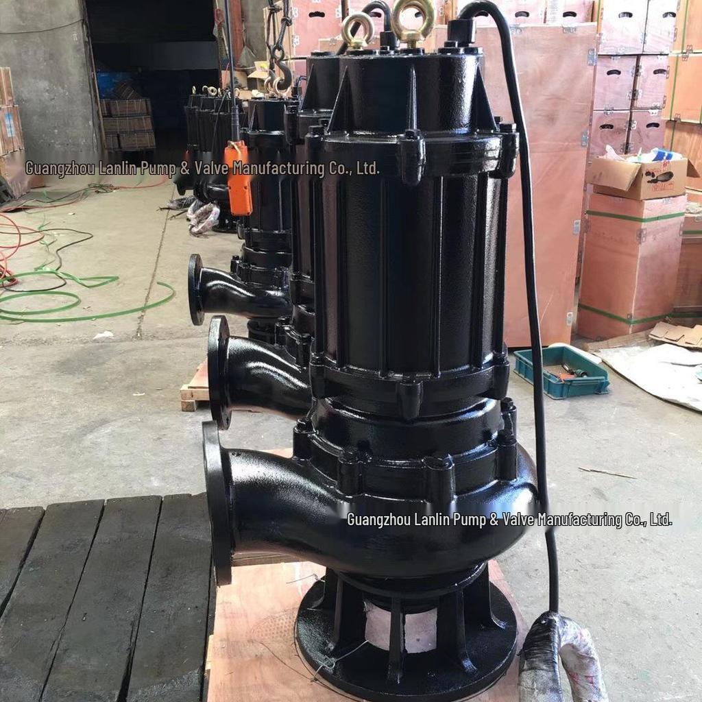 WQK Submersible Cutter Pump for Septic Tank, Sewage & Sludge Removal