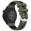 Silicone Watch Bands for Garmin Forerunner 265S/255S/Venu 2S,18mm Cross Stripe Dual-color Waterproof Strap