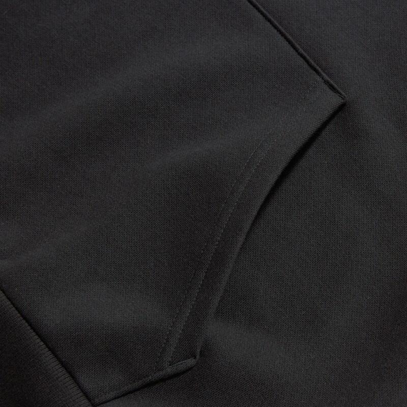 Puma Contrast Logo Print Fleece-Lined Hoodie Men Hoodie Black 680141-01