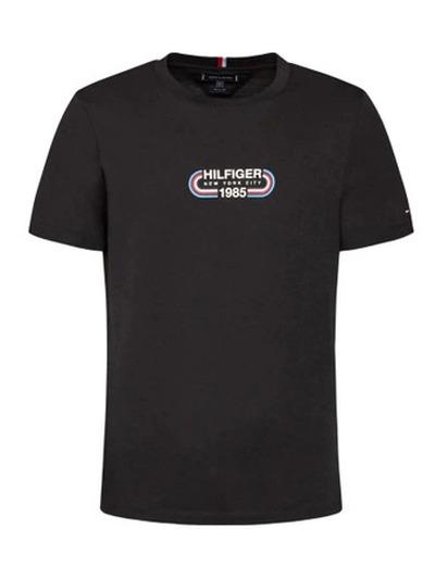 Tommy Hilfiger Regular Fit Men's T-Shirt Black, Size S