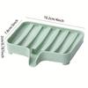 Creative Drainage Soap Dish Plastic Soap Holder with Waterproof Drainage Hole for Bathroom, Soap Storage Box, Bathroom Accessory, Soap Holder
