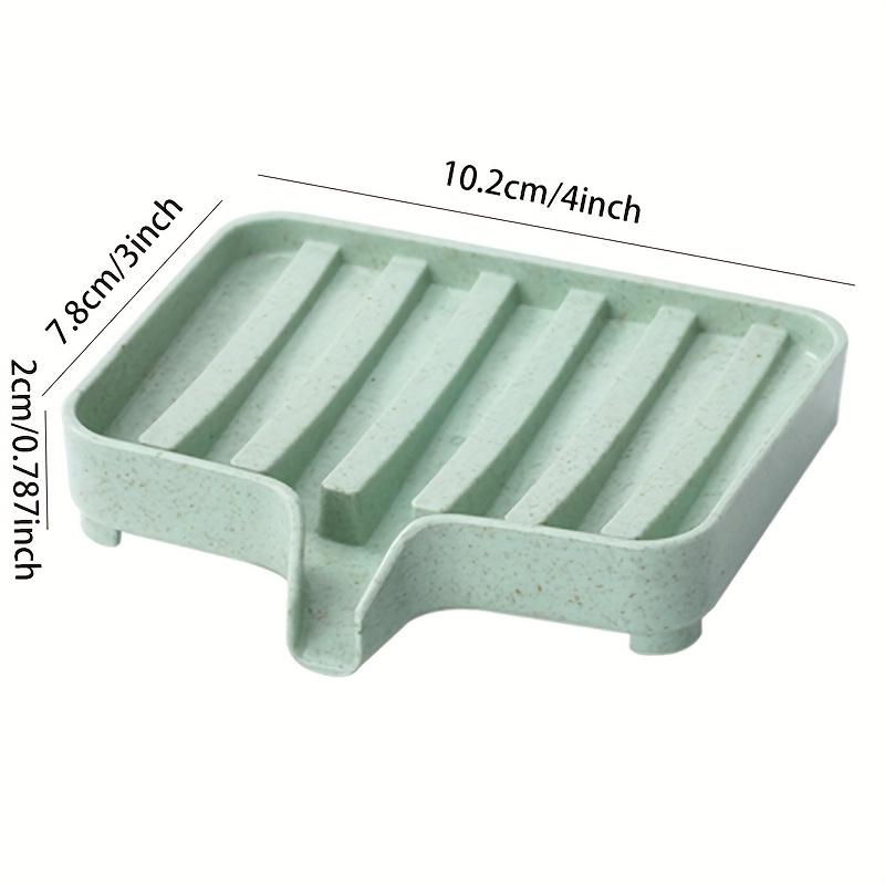 Creative Drainage Soap Dish Plastic Soap Holder with Waterproof Drainage Hole for Bathroom, Soap Storage Box, Bathroom Accessory, Soap Holder