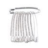 Rhinestone Safety Pins Pants Waist Pins Shiny Shawl Brooches Clothes Fixing Pins Decoration Accessories for Women Dress Pants Skirts Scarves