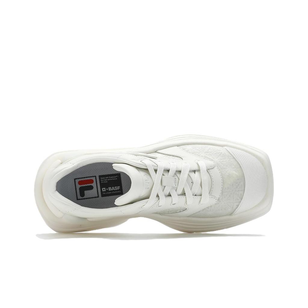 Fila Diva Fabric Top Layer Cowhide Mesh Comfortable Daily Low-Top Lifestyle Casual Shoes Women Sneaker White F12W421118FSN