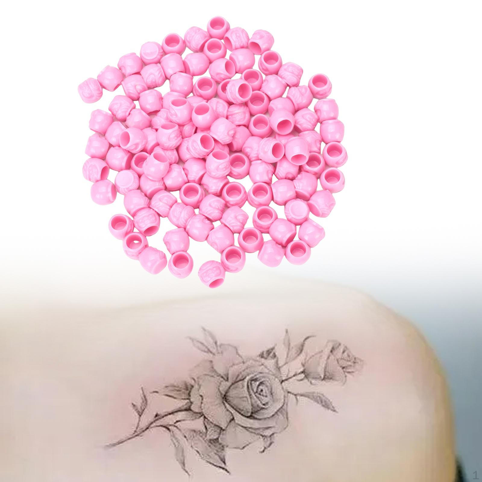 

200 шт., контейнер для перманентного макияжа, держатель для чернил, одноразовый, удобный прочный пигмент