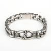 Personalized Fashion Men's Titanium Steel Bracelet, Creative Retro Lace Stainless Steel Bracelet Jewelry