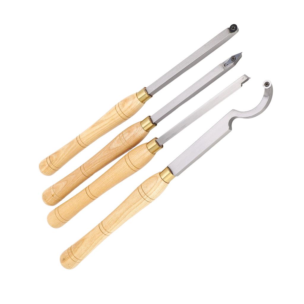 4 buc strung lemn dalta set portabil precisă stabilă tăiere strung instrument de strunjire pentru prelucrarea lemnului