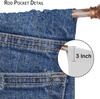 Modern Jeans Curtains Denim Retro Western Cowboy Style Design Art Print Curtain Bedroom Living Room Home With Rod Pocket Polyester Perfect For Area