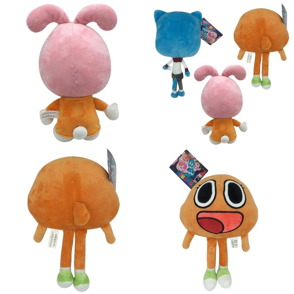 Premium Quality 9.84" Darwin Stuffed Doll From The Amazing World Of Gumball Collection