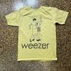 Vtg Weezer 90s Rock Band Rare Design Yellow Graphic T Shirt S-5XL