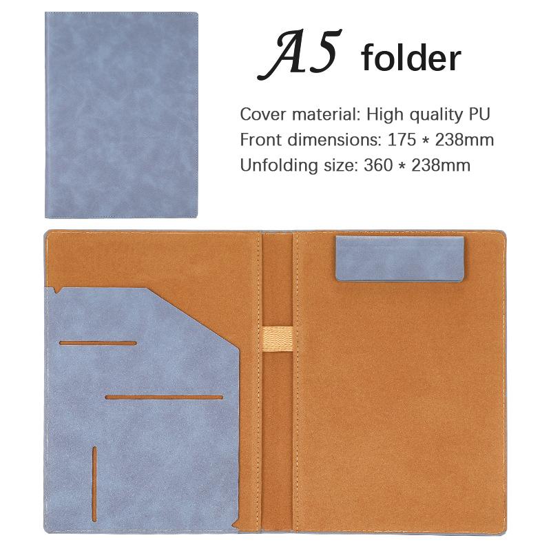 A4/A5 письменный стол с застежкой бизнес-папка многофункциональная кожаная папка с зажимом для конференций папка для офиса