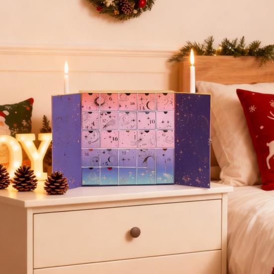 Crochet Society Adventní kalendář 2025 25denní háčkovací odpočítávací kalendář pro pletaře DIY řemeslný vánoční odpočet s návody na přízi