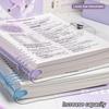 A5 Agenda Book Transparent Note Pads Durable Memo Book  Stationery
