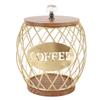 Wooden Base Coffee Pod Storage Fruit Shaped Coffee Pod Rack  Coffee Station