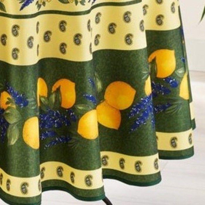 Nappes - PROMO LINGE - Polyester - 180cm - Vert