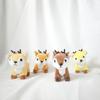 Key Ring Pendant Stuffed Deer Keychain Stuffed Animal Fluffy Elk Doll Deer Plush Toy  Hanging Decor
