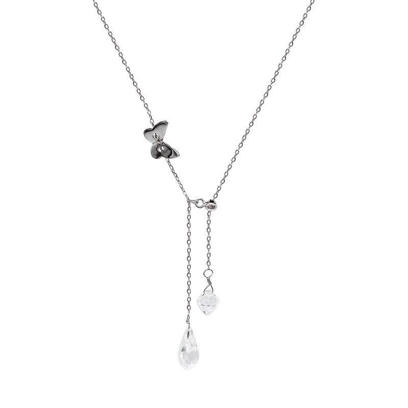 

Супер Фея Бабочка Цирконий Кисточка Ожерелье Темперамент Белый Элегантный Женский Ниша Ключица Цепочка Женский