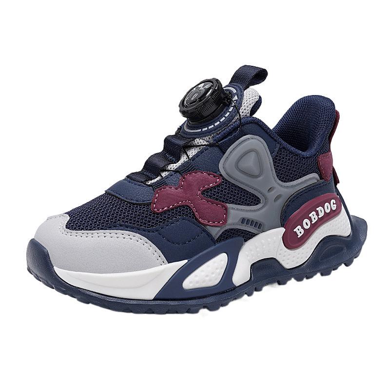 Babu Bean Classmate Boys Sneakers Spring 2025 New Boys Running Shoes Mesh Breathable Children's Casual Shoes