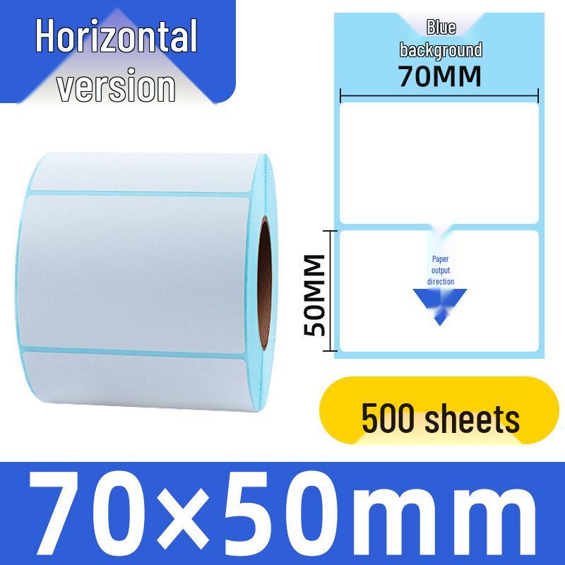 Durable 100x100 Self-Adhesive Thermal Label Paper for Supermarket Barcodes & Express Waybills