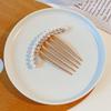 Elegant Faux Pearls Rhinestone Hair Comb Simple Women Bride Golden Simple Decor Hair Stick Wedding Birthday Hair Accessories