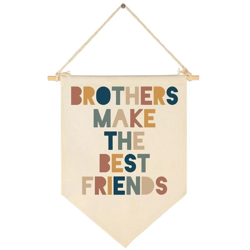 

Wall Decoration Canvas Hanging Pendant Flag for Toddler Bedroom and Homeschool Decorative Wall Decor Ornament