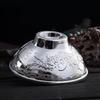 Single Dragon Phoenix Chengxiang Silver Bowl, High End Wooden Box, Precious Metal Commemorative Bowl