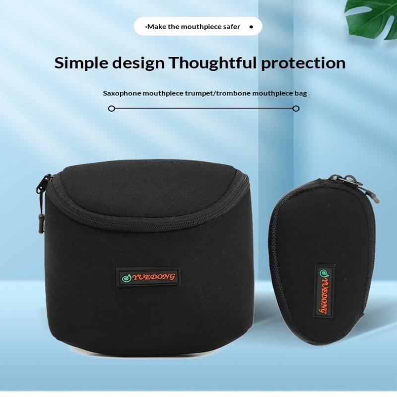 Handbag Saxphone Mouthpiece Pouch Instrument Acessorcies Abrasion Resistant Padded Pouch Trombone Mouthpiece