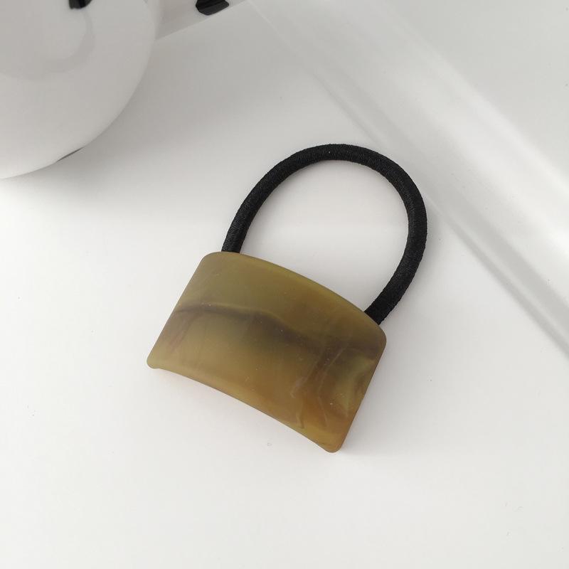 New Korean Fashion all-matchFine Acetate Stripeshair Large Intestine Hair Ring for Women Girl Hair Accessories Headwear