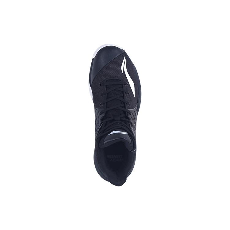 New LiNing SONIC 1 Mid Top Basketball Shoes Men's Black Team Model ABPP029-11