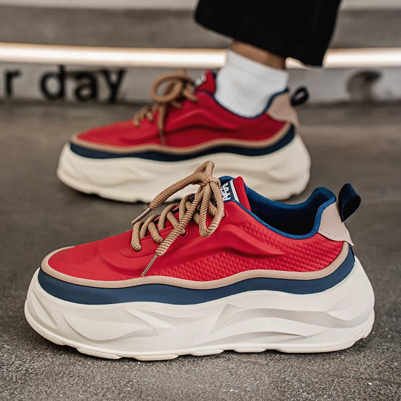 22 spring casual Forrest Gump board shoes youth sports platform heightening dad shoes 39