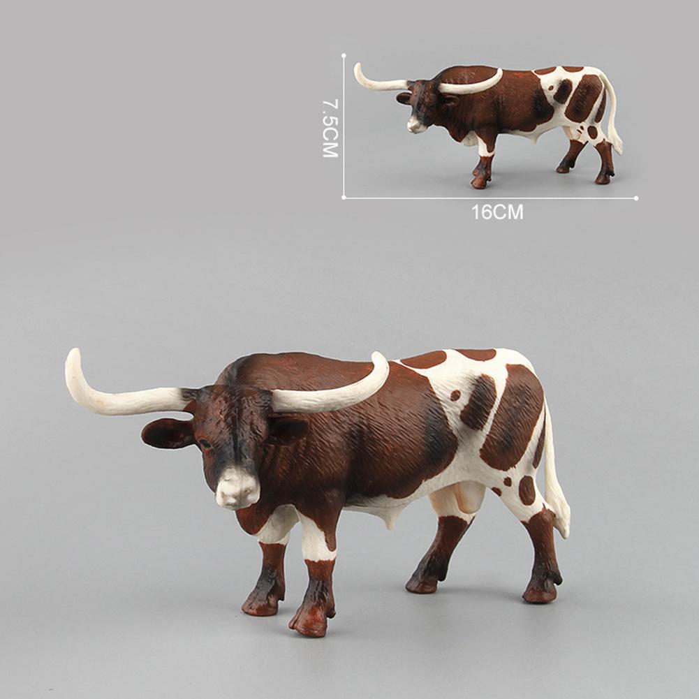 Simulation Milk Cow Action Figures Realistic Cute Farm Animals Model Ornaments For Children Collection