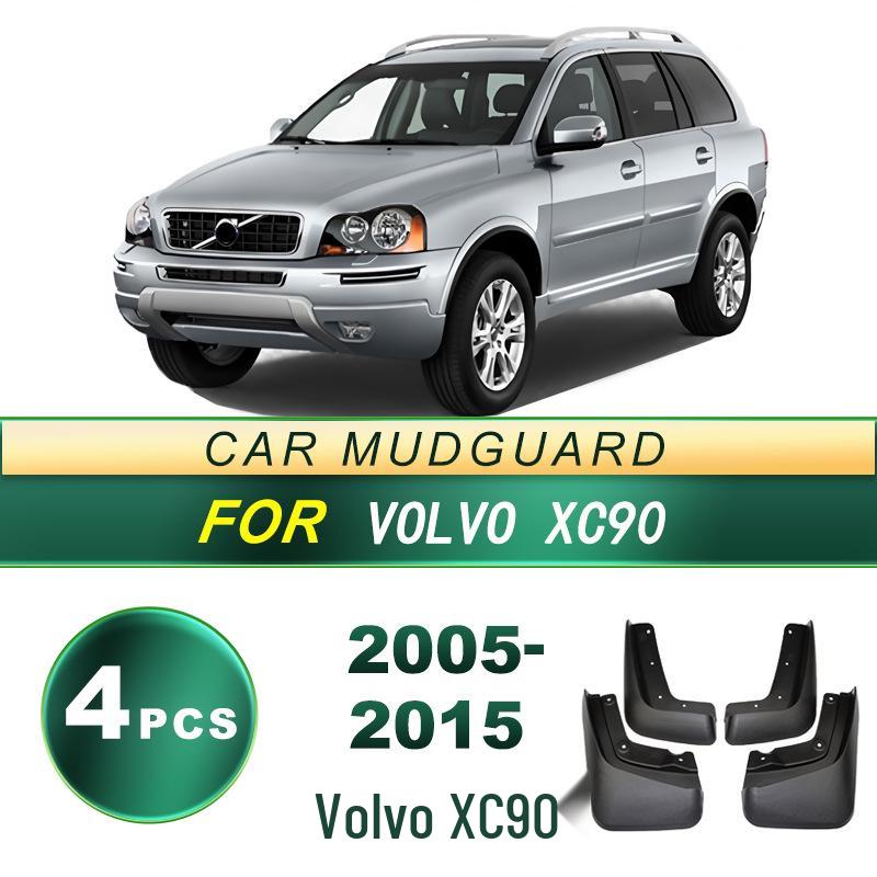Volvo XC90 (2005-2015) Soft Rubber Tire Mud Flaps - Easy Upgrade, No Drilling Needed
