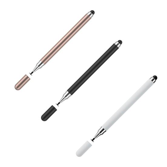 Stylus Pen 2 in 1 Double Headed High Sensitivity Replaceable Nib Precise Drawing Universal Tablet Smart Phone Touch Stylus Office Working
