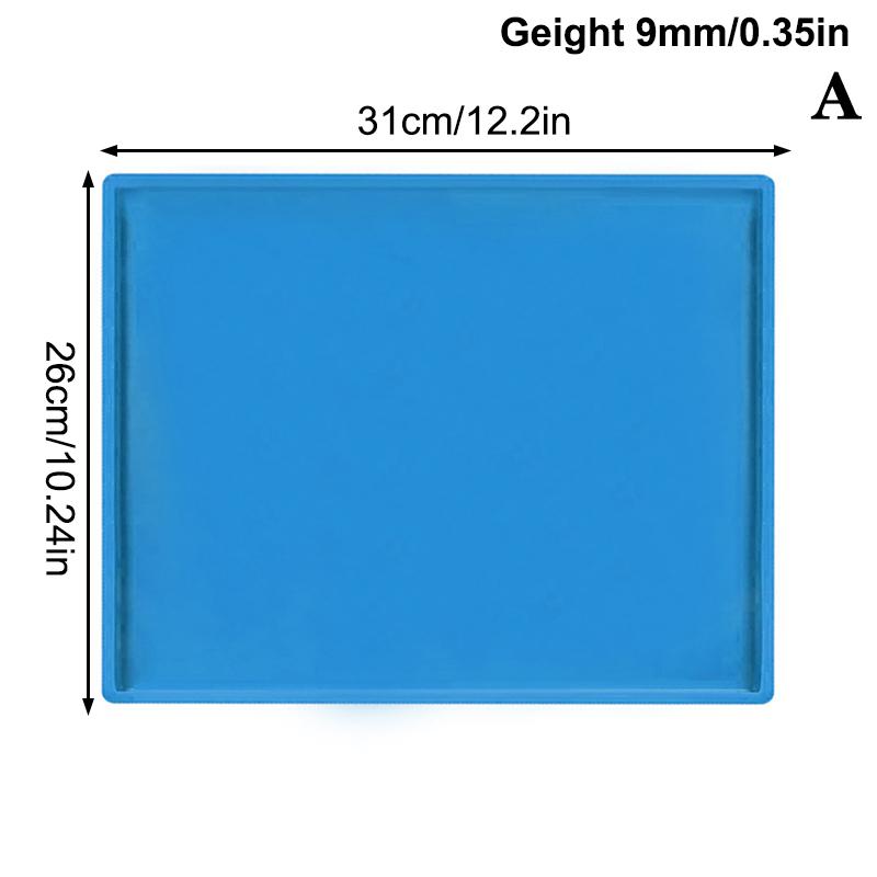 1 st Multifunktionell Silikon Tårtrulle Matta Non-Stick Bakplåt Bricka Form Målad Pad Konditori Schweizisk Rulle Bakform Verktyg