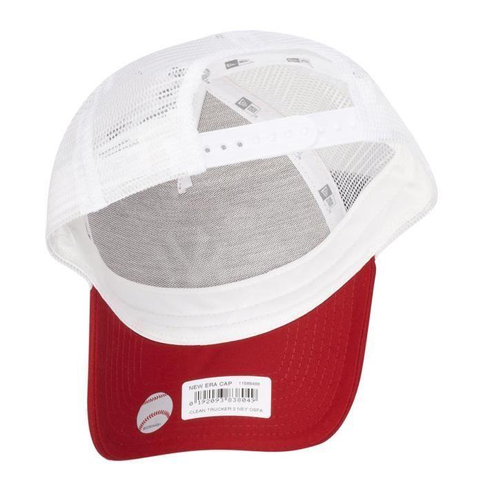 Casquette Trucker - New Era - New York Yankees - Rouge - Taille unique - Style urbain